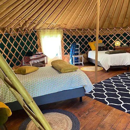 Yourte Maison Oya Lüks kamp alanı Montreal (Gers)